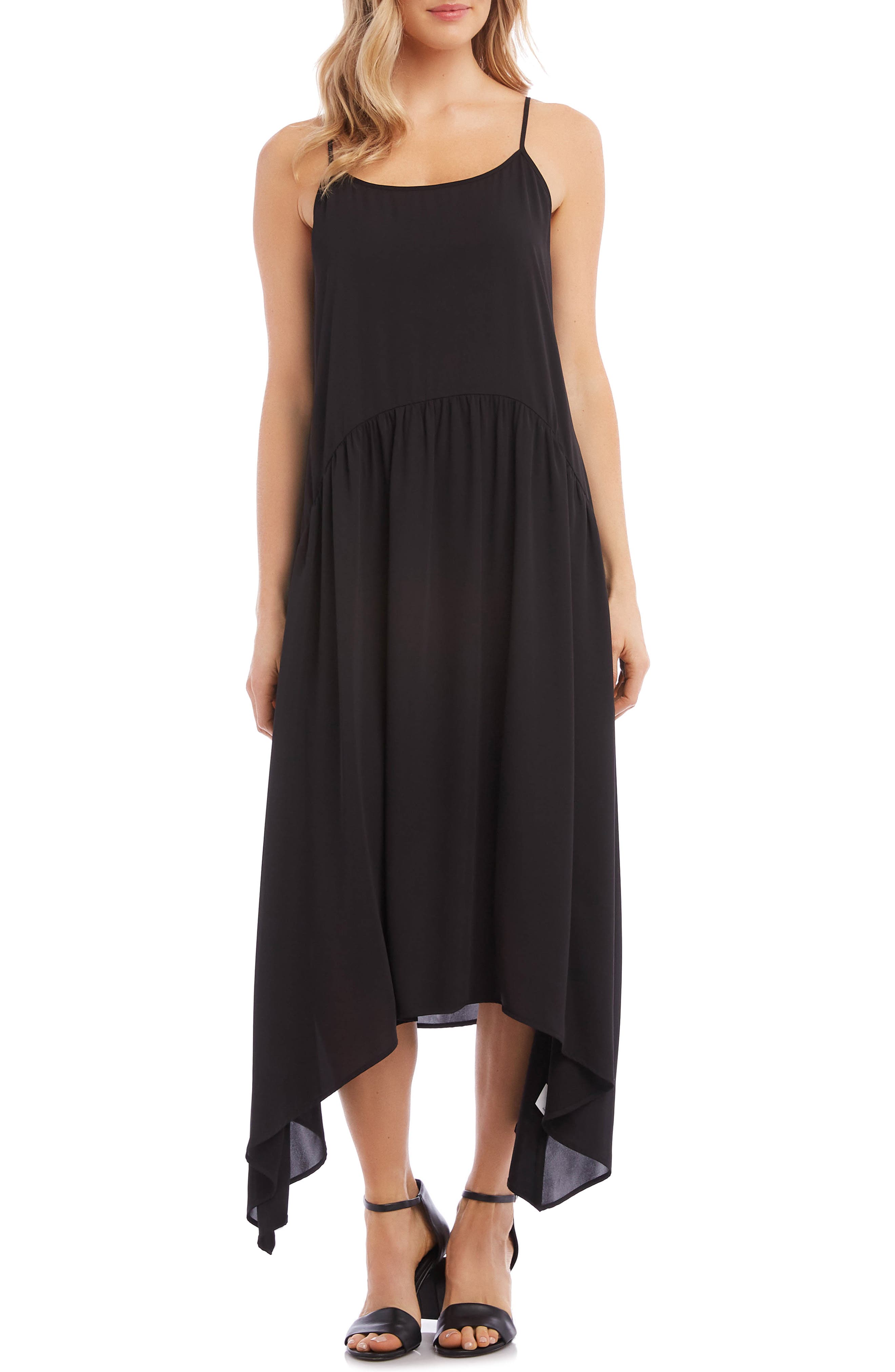 Karen Kane Midi Sundress, Black