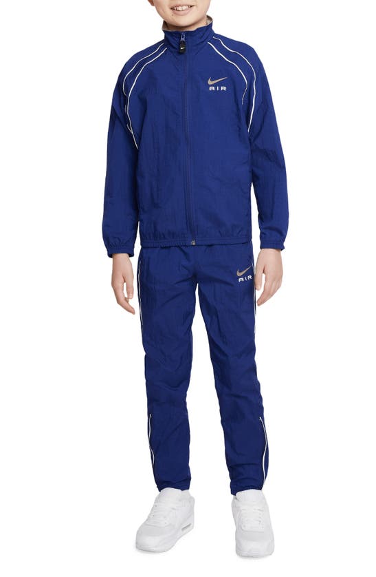 Nike Kid's 2-piece Therma-fit Tracksuit In Deep Royal Blue/ Khaki