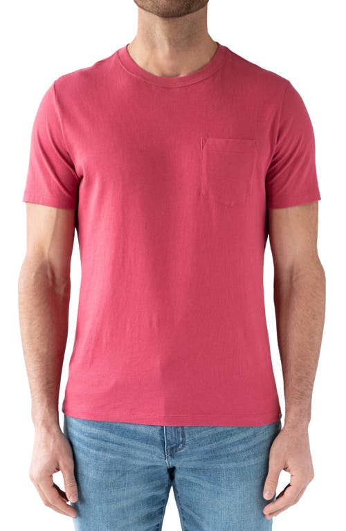 Men's Signature Pocket T-Shirt in Brick Red
