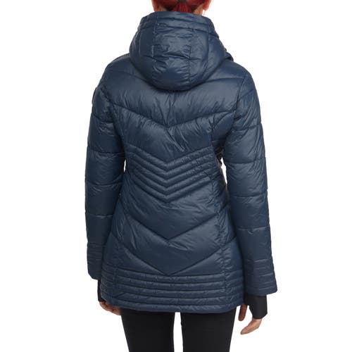 Shop Pajar Braunwyn Light Weight Packable Puffer In Navy