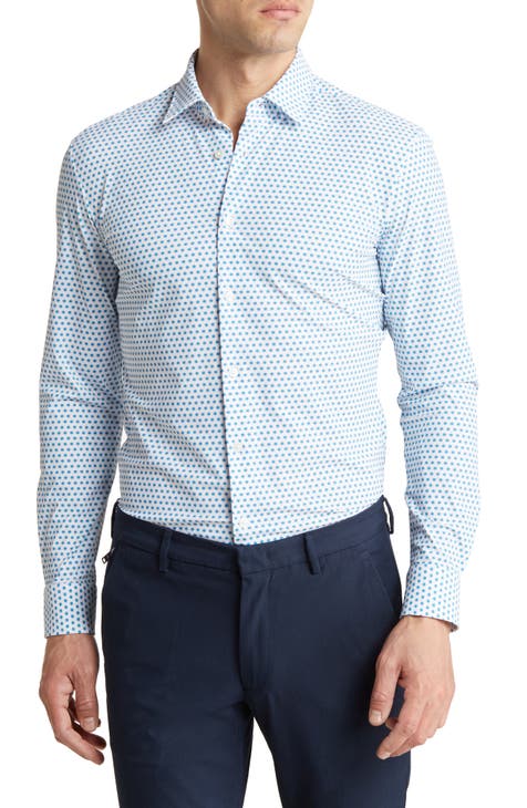 Roan Slim Fit Stretch Button-Up Shirt
