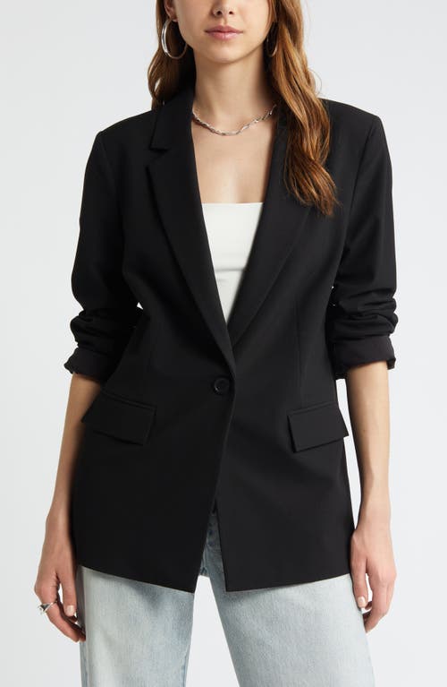 Shop Open Edit Relaxed Fit Blazer In Black