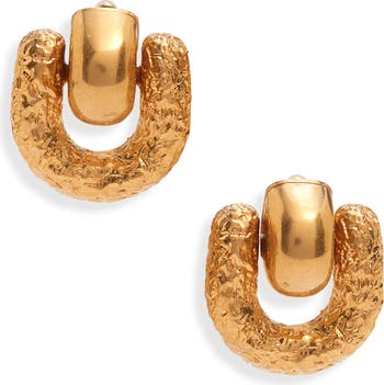 Door knocker clip on 2025 earrings