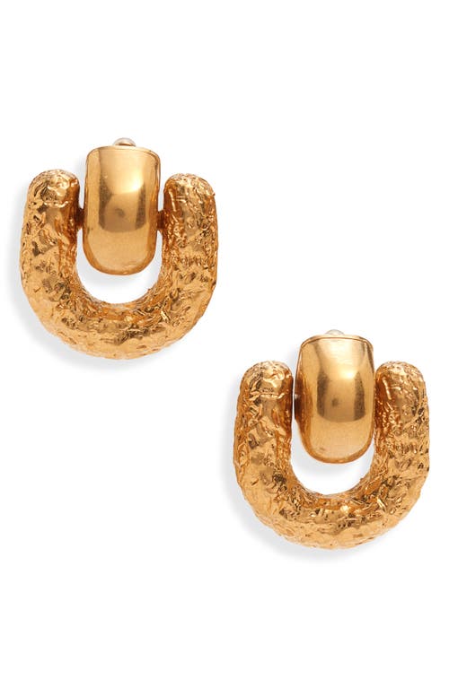 TOM FORD Cosmos Door Knocker Clip-On Earrings in Vintage Gold at Nordstrom