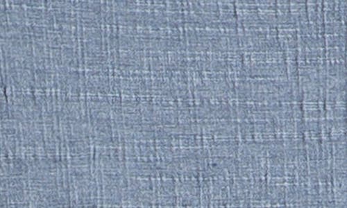 Max Studio Flutter Texture Knit T-shirt In Denim