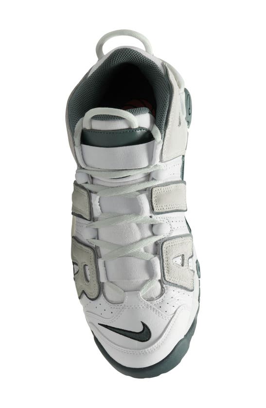 Shop Nike Air More Uptempo '96 Sneaker In White/ Sea Glass/ Green