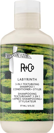 R+Co Labyrinth 3-in-1 Texturizing Shampoo, & Styler |