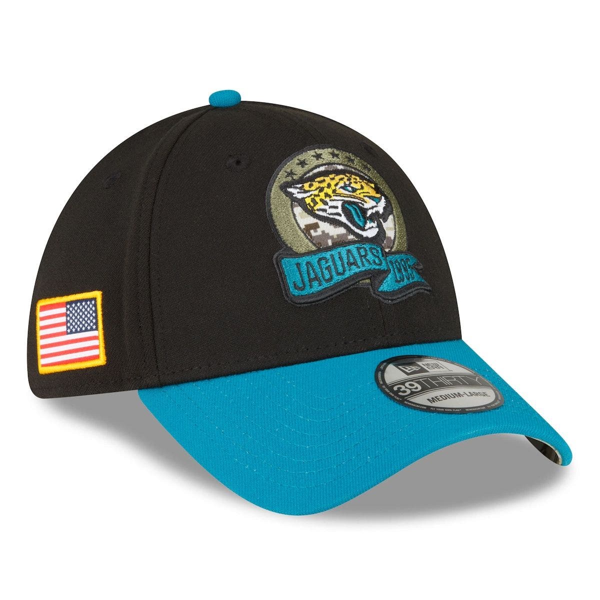 New Era Women's Jacksonville Jaguars Salute to Service Military Green  Beanie Hat - SoldSneaker