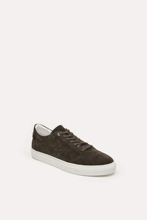 Want Les Essentiels De La Vie Want Les Essentiels Lennon 2.0 Suede Leather Low Sneaker In Dark Brown