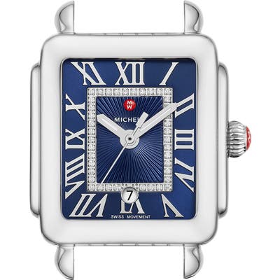 Michele Deco Madison Mid Diamond Dial Watch Head, 2m X 31Mm