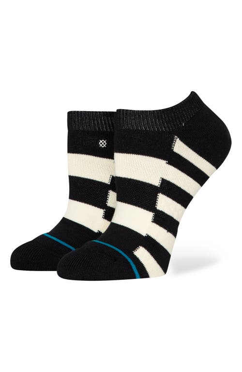 Stance Splitting Up Cotton Blend Ankle Socks in Black at Nordstrom, Size Medium