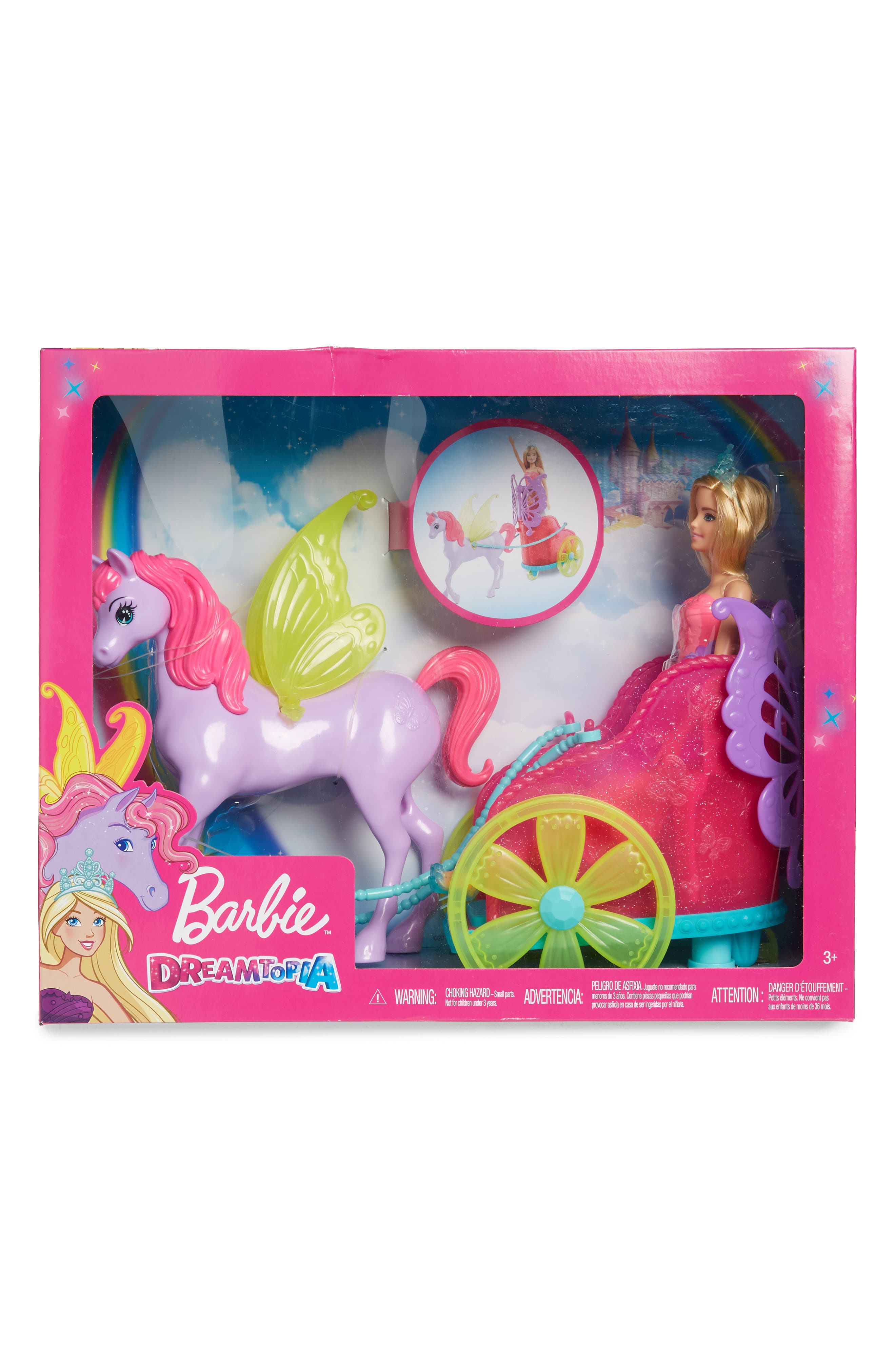 barbie dreamtopia carriage playset