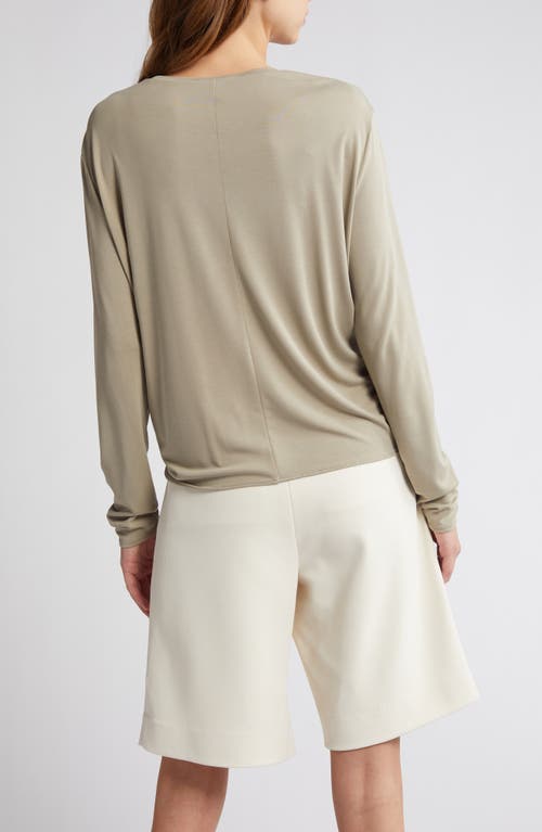 Rag & Bone Women's Jenna Knotted Long-sleeve Top In Sage