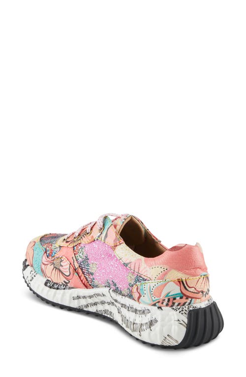 Shop L'artiste By Spring Step Cabaret Sequin Sneaker In Pink Multi