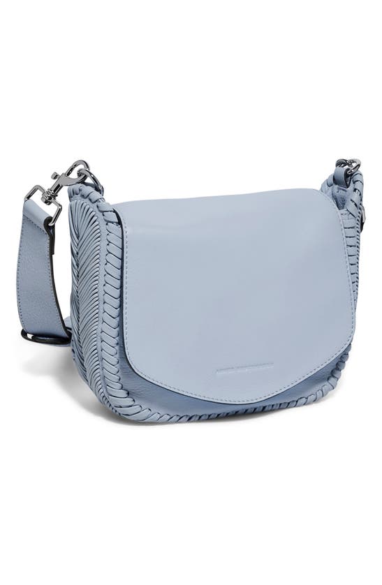 Shop Aimee Kestenberg All For Love Leather Crossbody Bag In Breeze Blue
