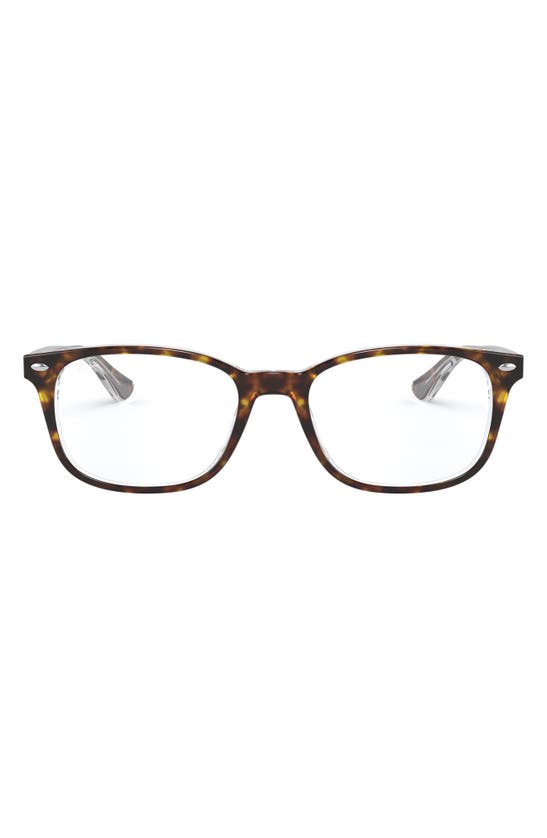 Shop Ray Ban 53mm Optical Glasses In Havana