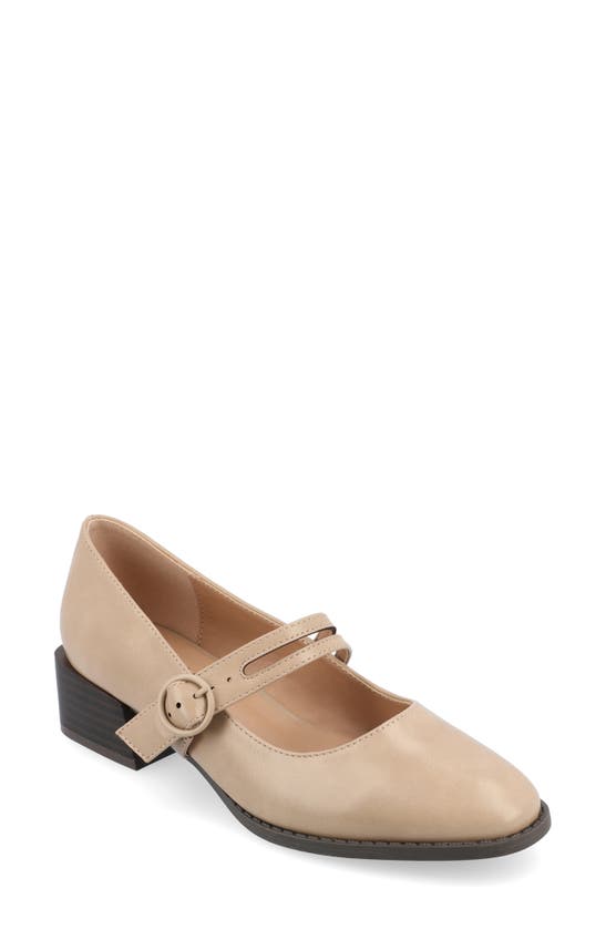 Journee Collection Savvi Mary Jane Pump In Sand