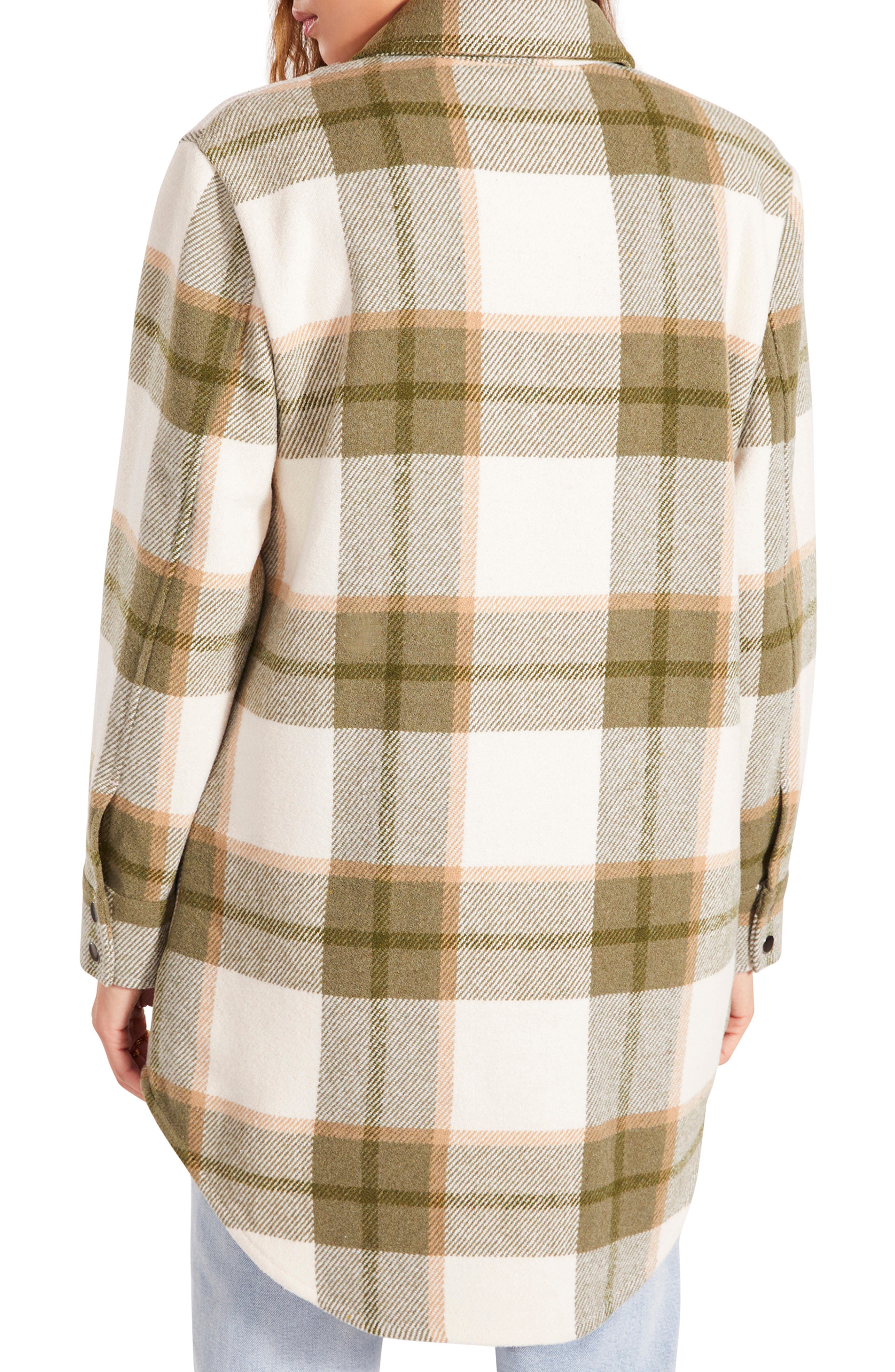 Buffalo Plaid Coat Eldridge Bb Dakota Bb Dakota Eldridge Oversize Buffalo  Check Shirt Jacket CEGICAP