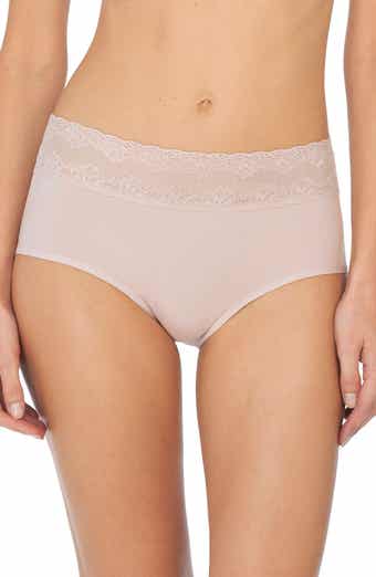 NEW NATORI 156058 BLISS GIRL BRIEF COTTON PANTY - NUDE - SMALL