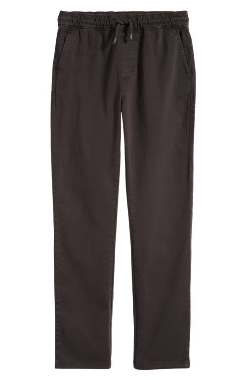 Treasure & Bond Kids' All Day Relaxed Pull-On Pants in Black Raven