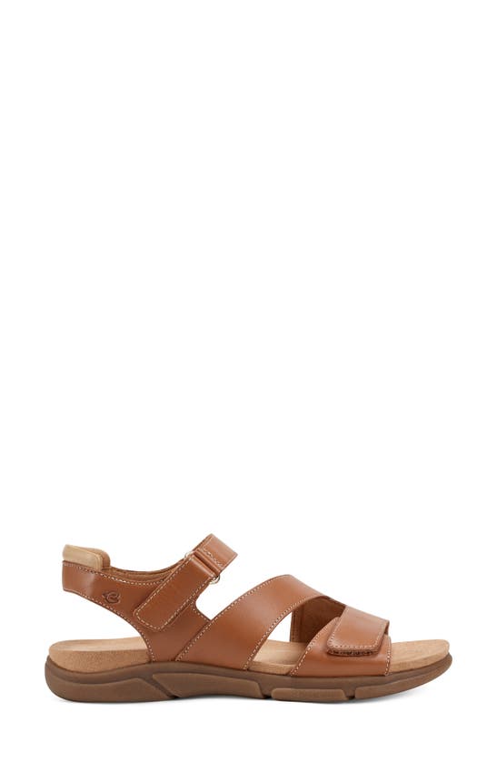 Shop Easy Spirit Mavey Ankle Strap Sandal In Medium Brown