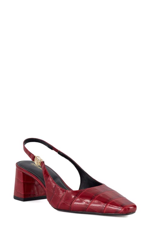 Dune London Contact Slingback Pump In Red