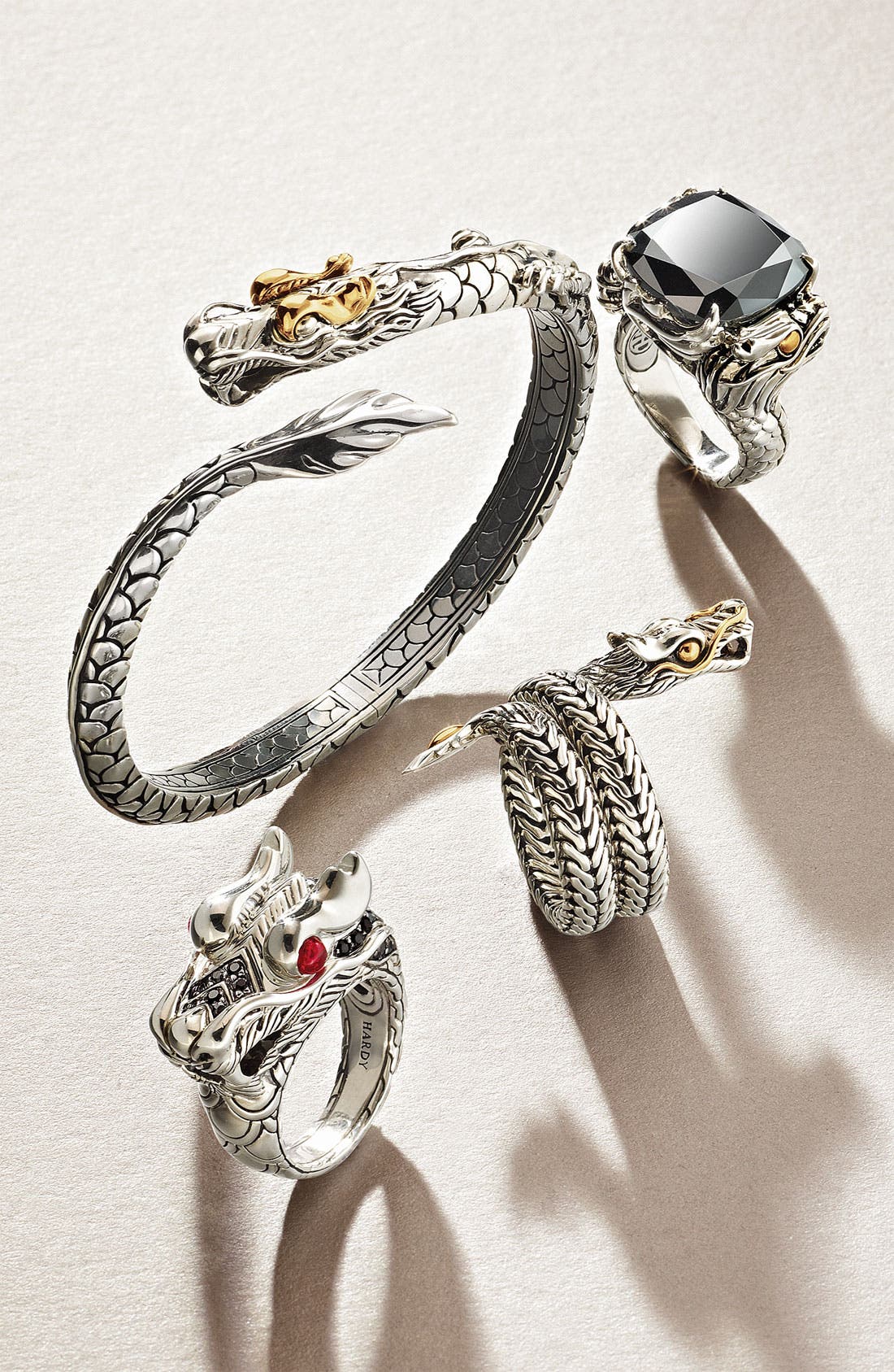 John Hardy 'Naga' Dragon Head Ring Nordstrom