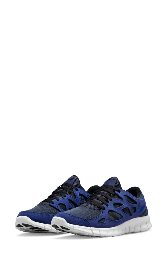 Nike Free Run 2 "thunder Blue/deep Royal Blue" Sneakers In Blue/ Royal Blue/ Black/ White