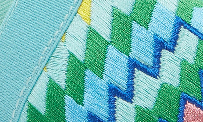 Shop Toni Pons Gardenia Embroidered Espadrille Wedge In Rainbow