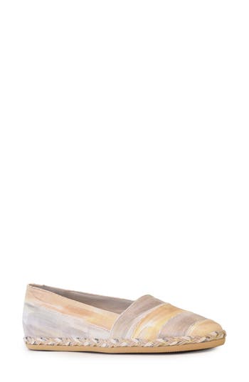 Amalfi By Rangoni Gennaro Ballet Flat In Terra Nappa/paglia Nappa