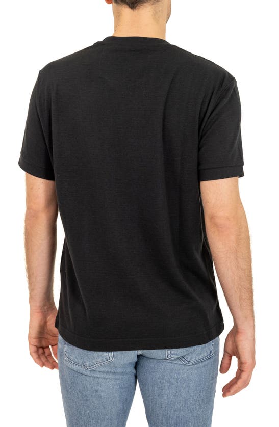 Pino By Pinoporte Crewneck T-shirt In Black