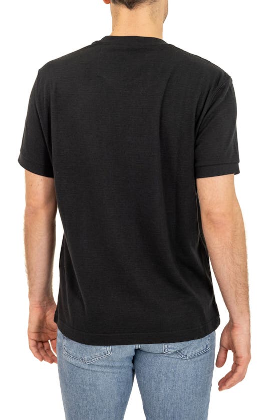 Shop Pino By Pinoporte Crewneck T-shirt In Black