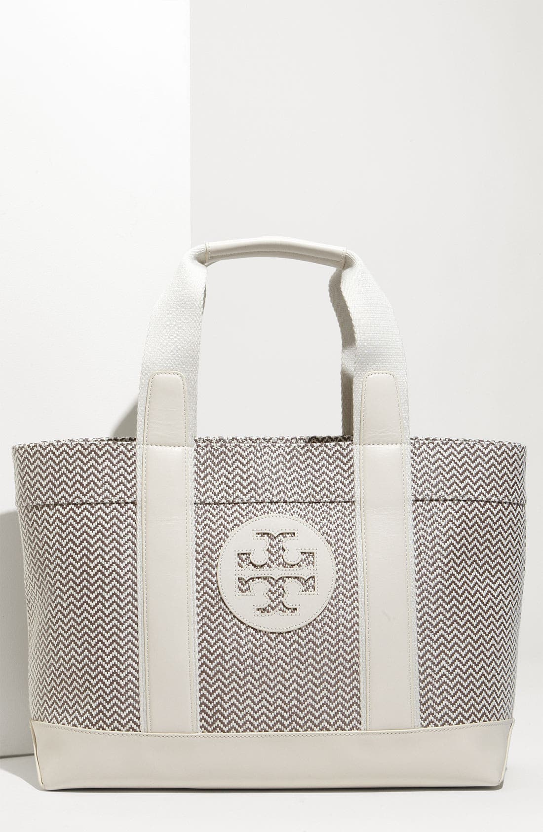 Tory Burch Patterned Synthetic Straw Beach Tote Nordstrom