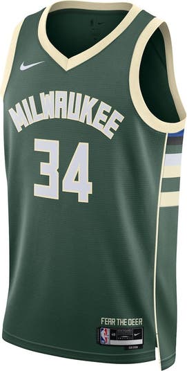 Giannis store green jersey