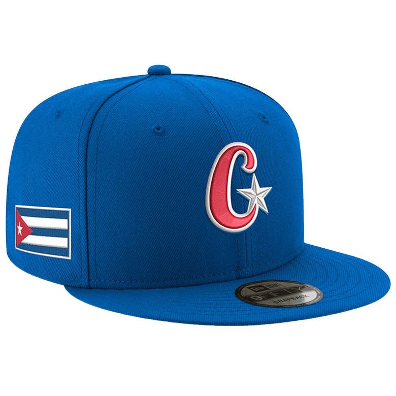NEW ERA NEW ERA BLUE CUBA BASEBALL 2023 WORLD BASEBALL CLASSIC 9FIFTY SNAPBACK HAT