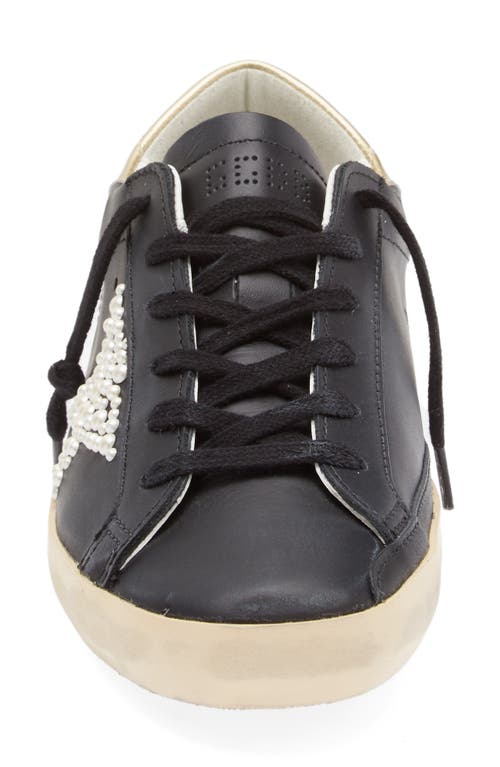Golden Goose Super-star Private Edition Sneaker In Black/white/gold