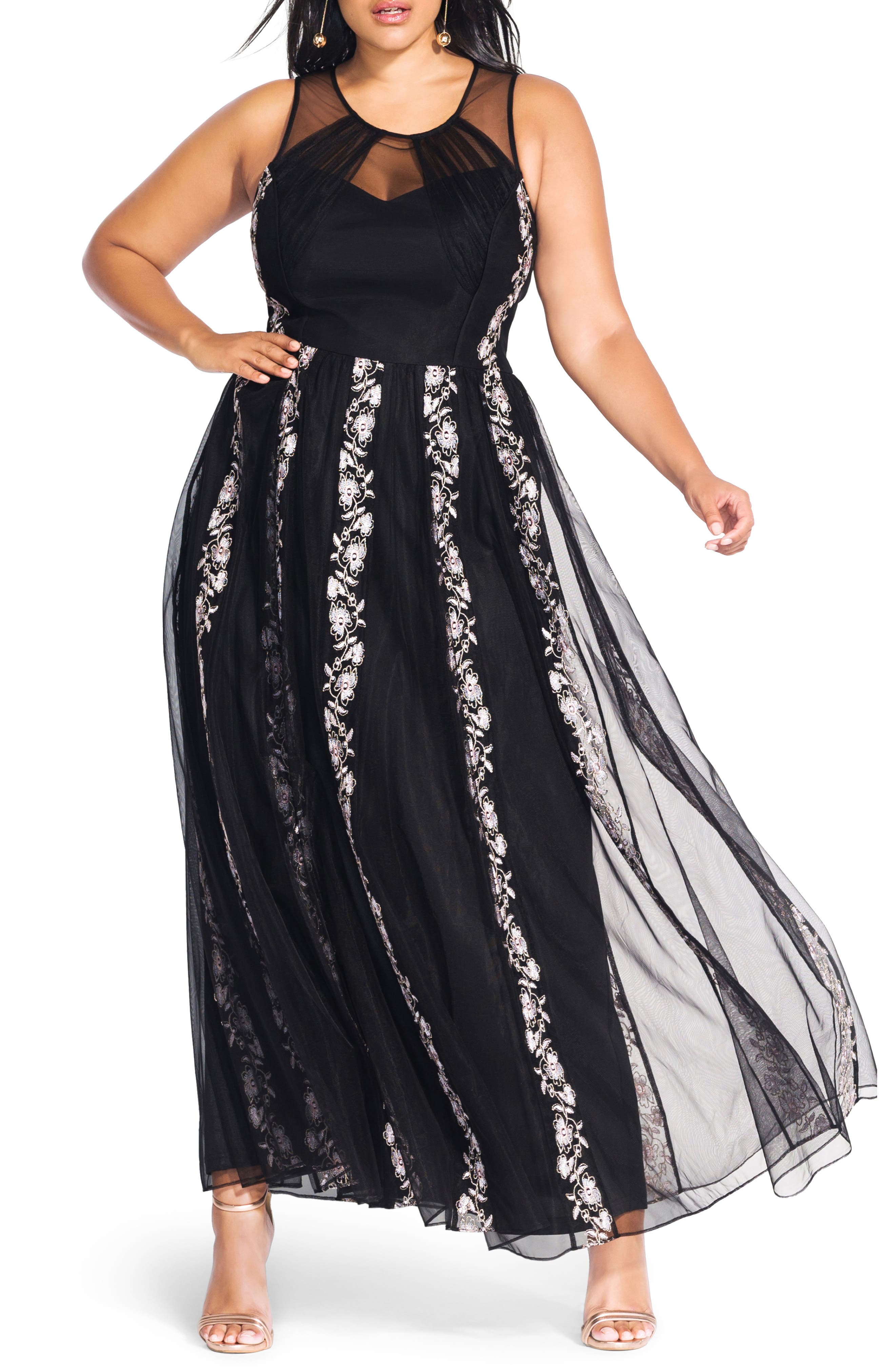 city chic ethereal maxi dress