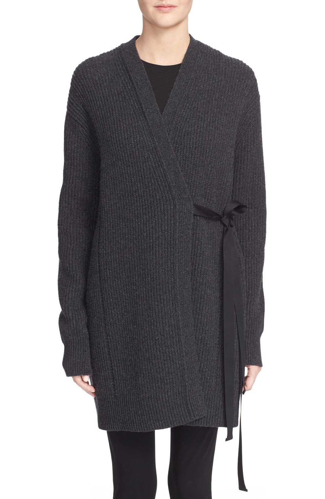 helmut lang wrap cardigan