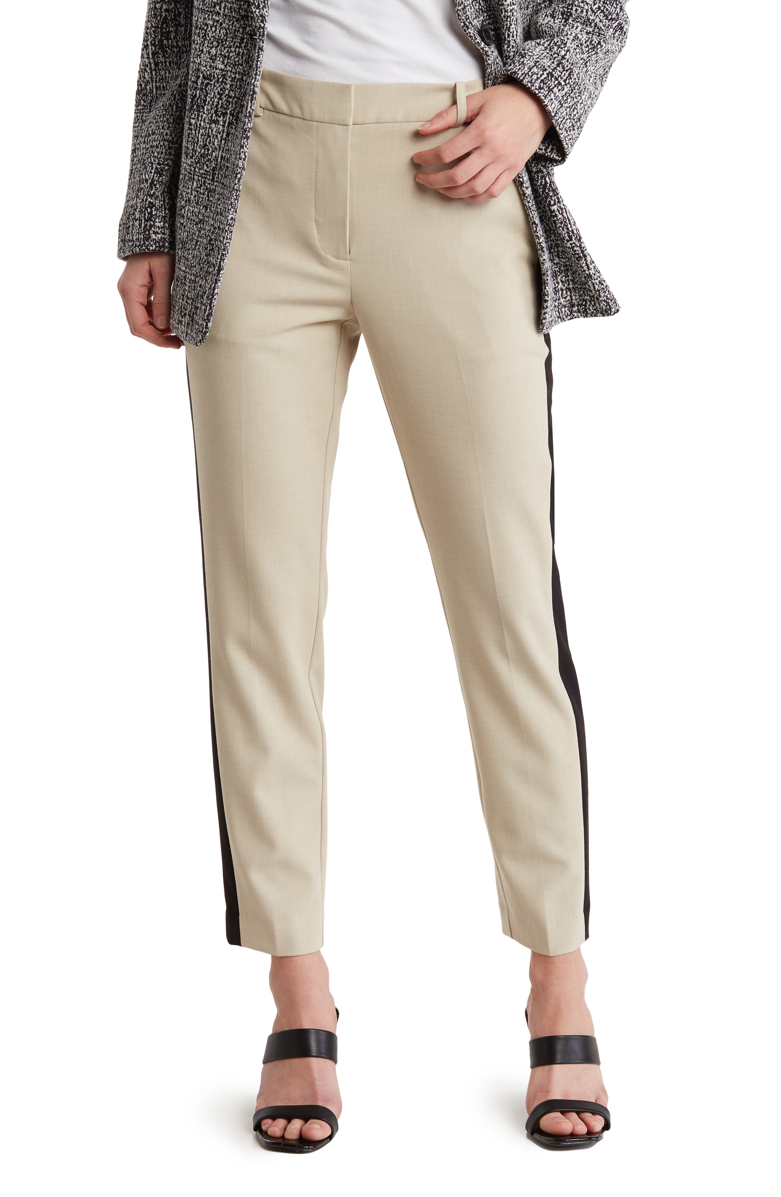 dkny essex slim leg pants