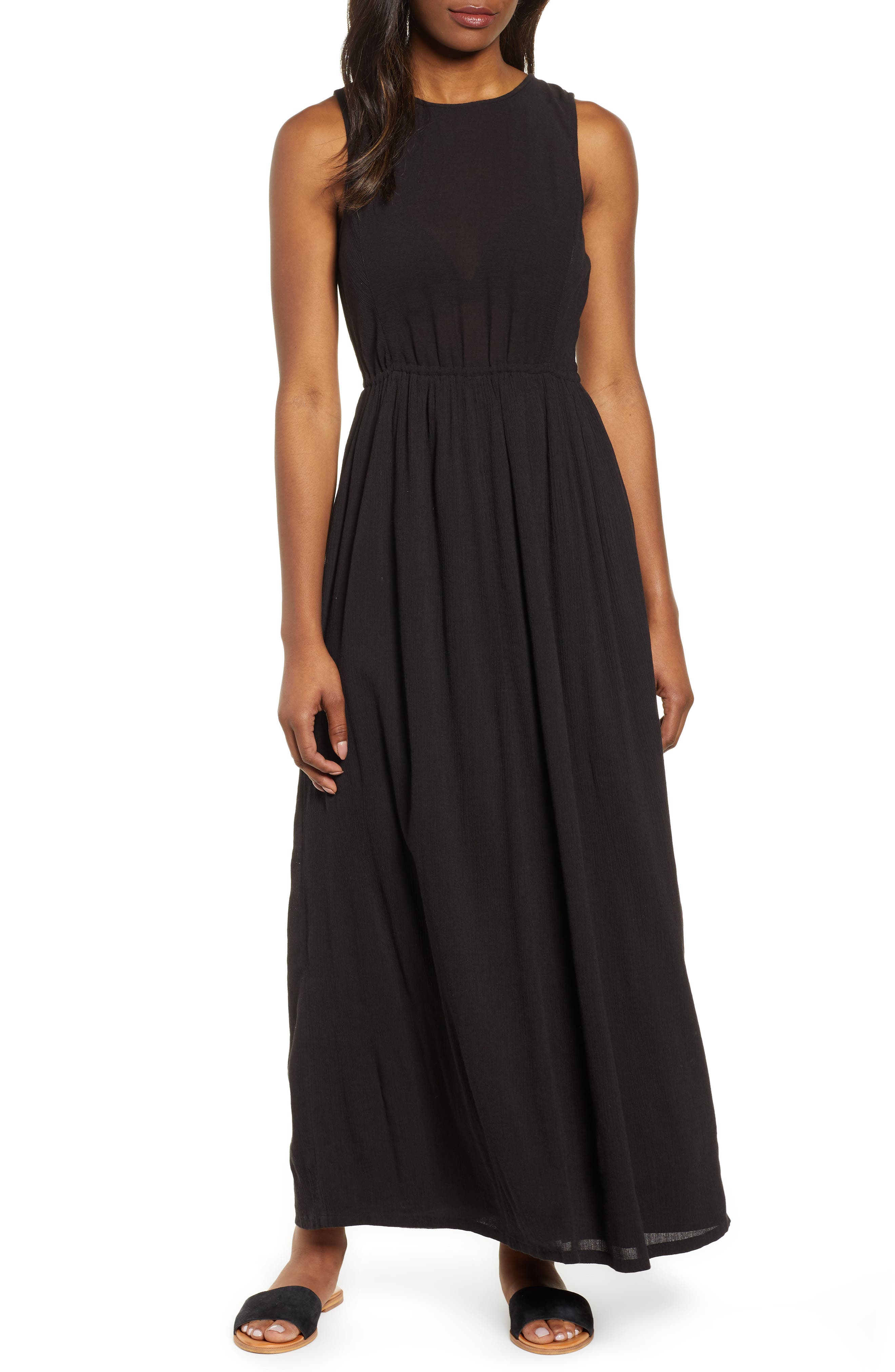 Caslon Smocked Back Maxi Dress