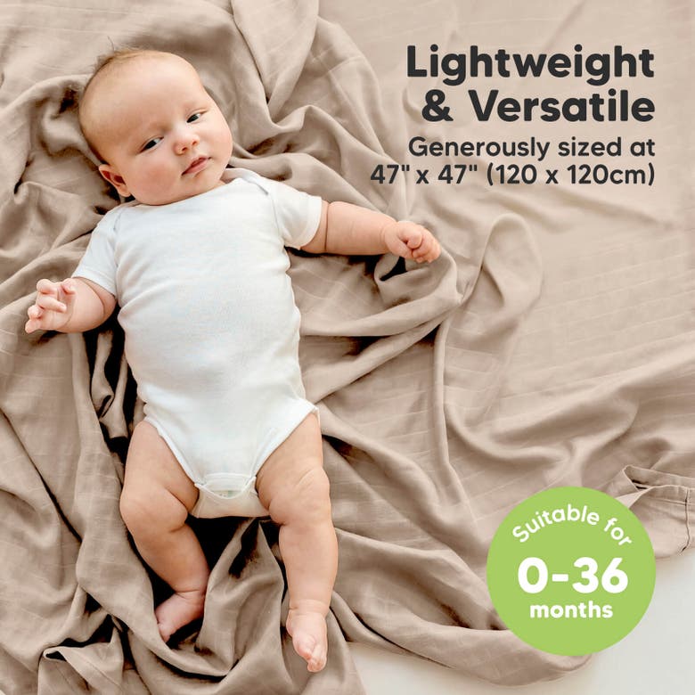 Shop Keababies Lumi Muslin Swaddle Blankets In Mirage