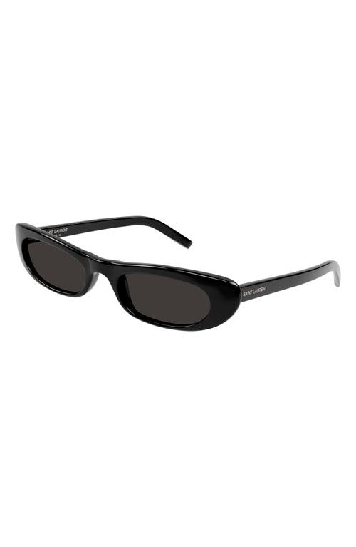 UPC 889652408408 product image for Saint Laurent Shade 53mm Panthos Sunglasses in Black at Nordstrom | upcitemdb.com