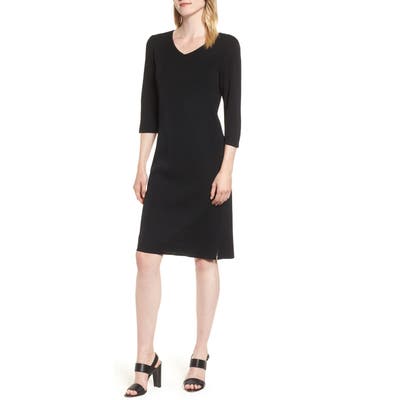 Ming Wang V-Neck Dress