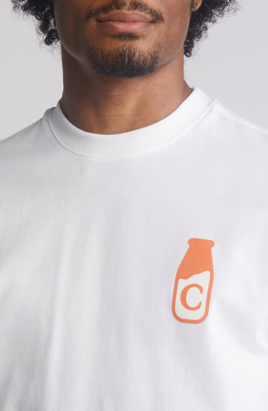 Shop Carrots By Anwar Carrots Dairy Cotton Graphic T-shirt In White