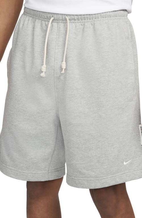Nike Standard Issue Dri-FIT Shorts in Dark Grey Heather/Pale Ivory at Nordstrom, Size Xx-Large