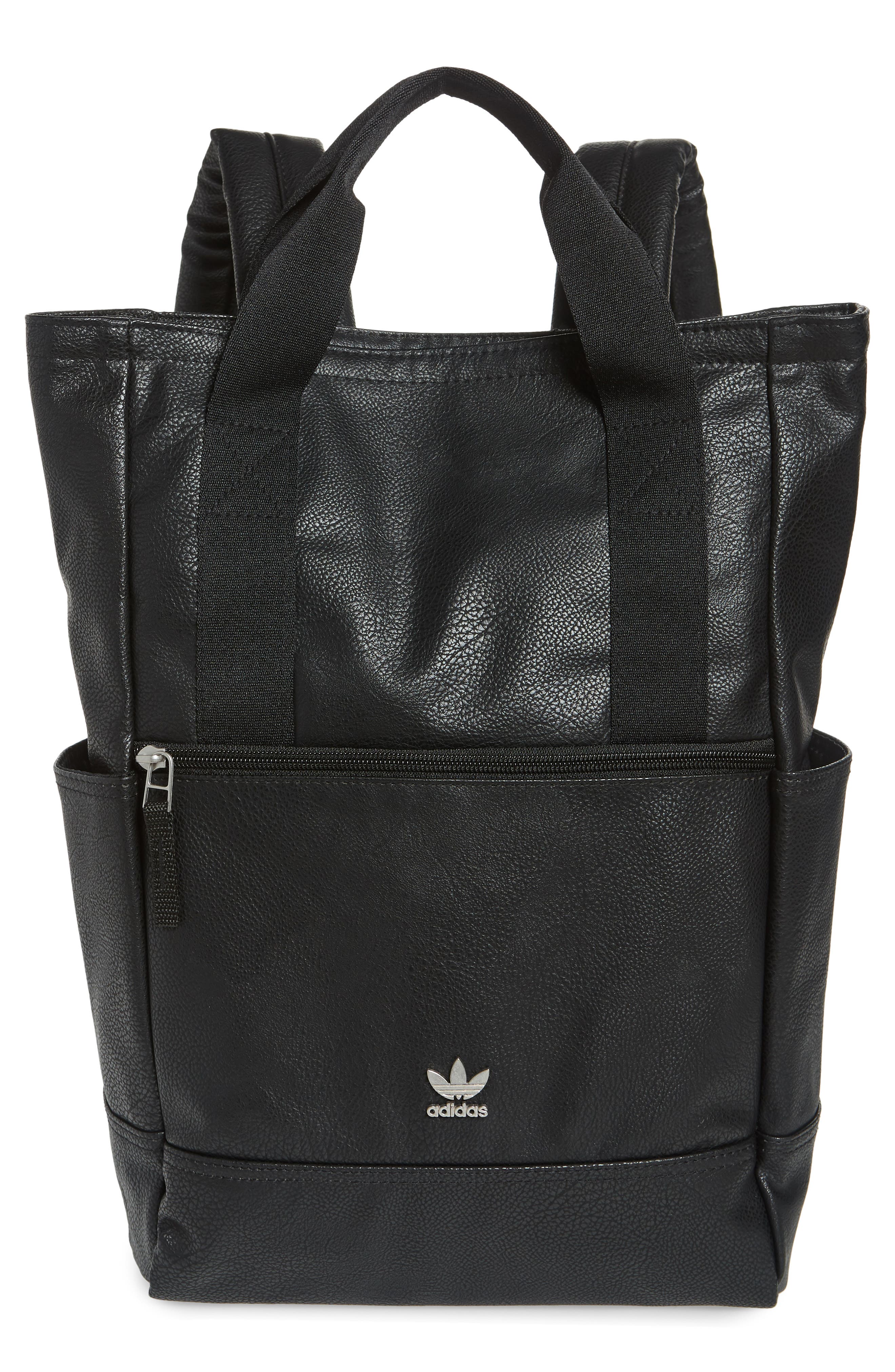 leather backpack adidas