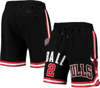 Men's Pro Standard Black Chicago Bulls Chenille Shorts