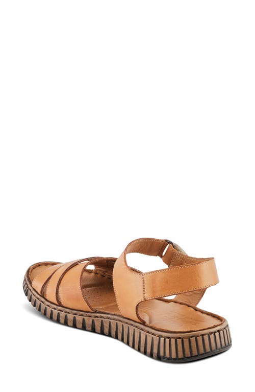 Spring Step Nochella Ankle Strap Sandal In Camel