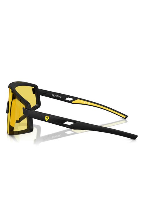 Scuderia Ferrari 47mm Shield Sunglasses In Matte Black