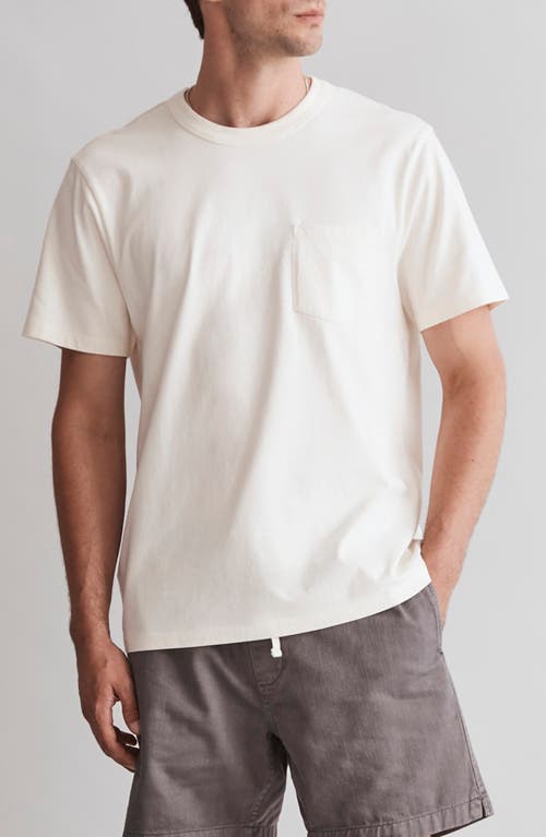 Allday Garment Dyed Pocket T-Shirt in Lighthouse